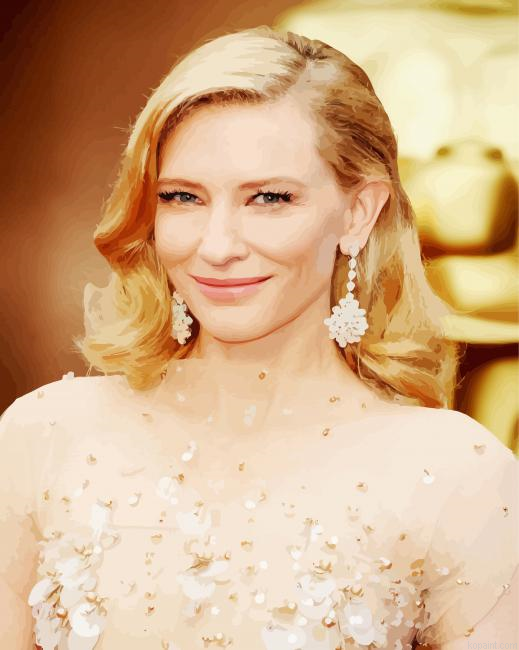 Australian Actress Cate Blanchett Paint By Numbers.png