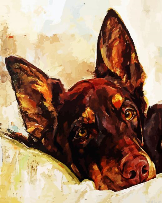 Australian Kelpie Dog Art Painting By Numberss.png