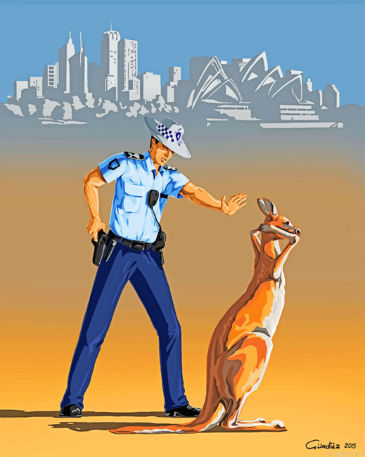 Australian Police Man Painting By Numberss.png