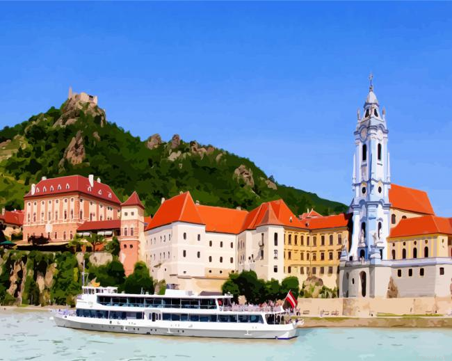Austria Schloss S Chonbuhel Castle Painting By Numberss.png