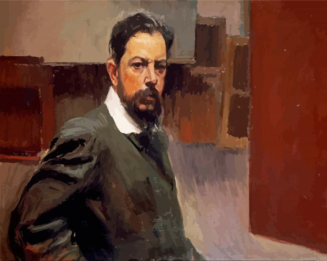 Autorretrato Joaquin By Sorolla Paint By Numbers.png