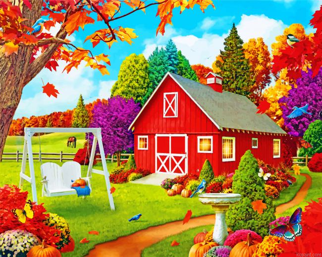Autumn Farm Painting By Numberss.png
