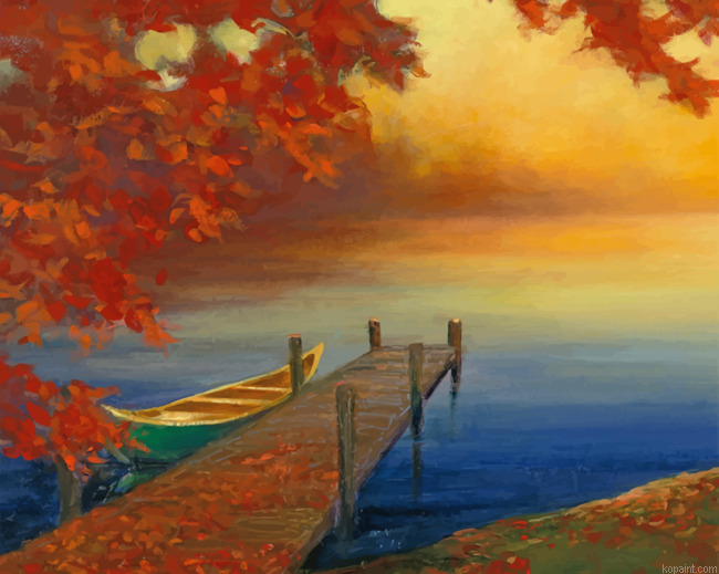 Autumn Lake Painting By Numberss.png