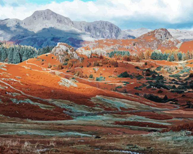 Autumn Langdale Pikes Painting By Numberss.png
