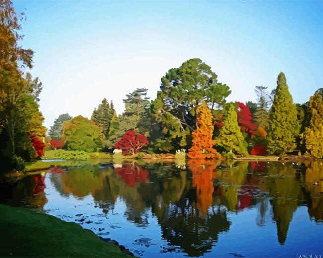 Autumn Sheffield Park And Garden Painting By Numberss.png
