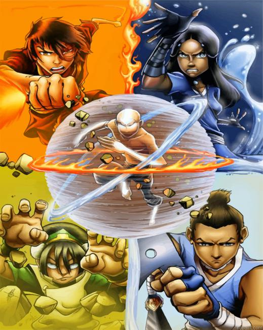 Avatar The Last Airbender Anime Painting By Numberss.png