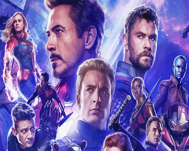 Avengers Endgame New Painting By Numberss.png