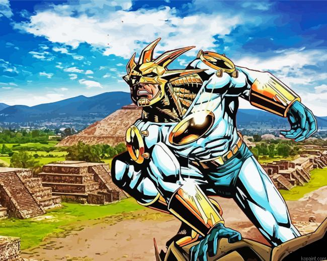 Aztek DC Character Paint By Numbers