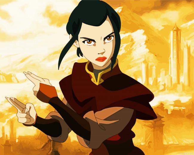 Azula From Avatar Painting By Numberss.png