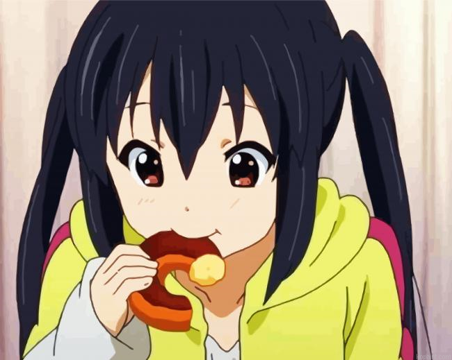 Azusa Nakano Eating Painting By Numberss.png