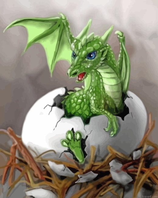 Baby Dragon Painting By Numberss.png