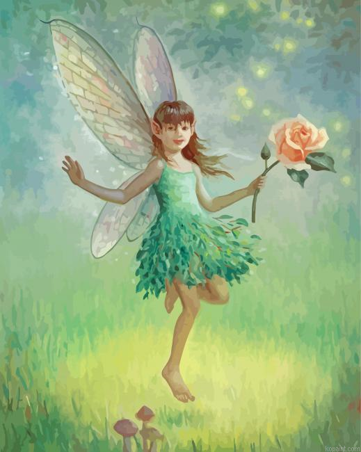 Baby Fairies Art Painting By Numberss.png