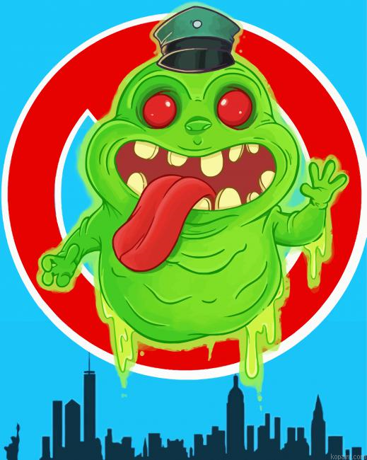 Baby Slimer Ghost Painting By Numberss.png