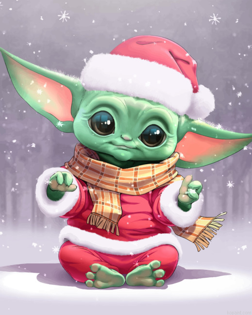 Baby Yoda Santa Painting By Numberss.png