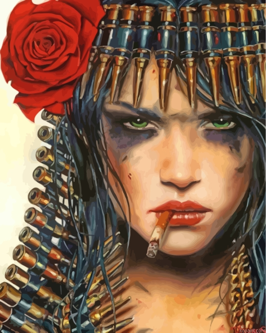 Bad Lady Painting By Numberss.png