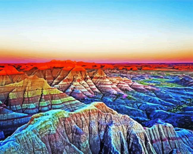 Badlands National Park Painting By Numberss.png