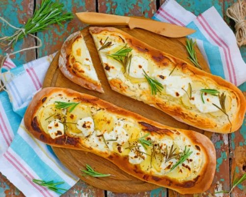 Baguette With Cheese And Eggs Painting By Numberss.png