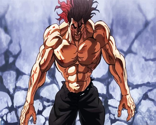 Baki S Father Yuujiro Hanma Painting By Numberss.png