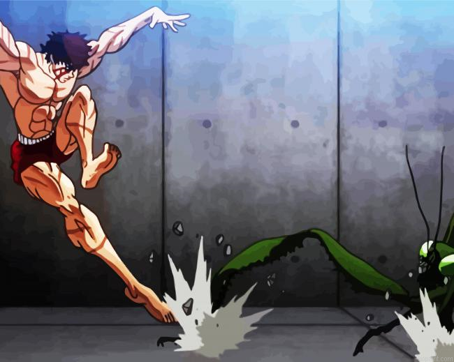 Baki The Grappler Fighting Mantis Painting By Numberss.png