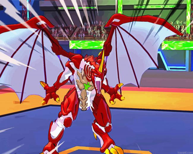 Bakugan Battle Brawlers Dragon Painting By Numberss.png