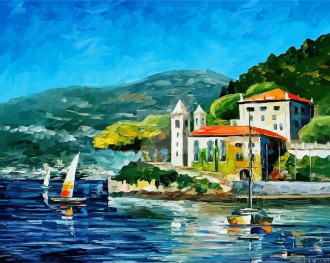 Balbianello Villa Art Paint By Numbers.png