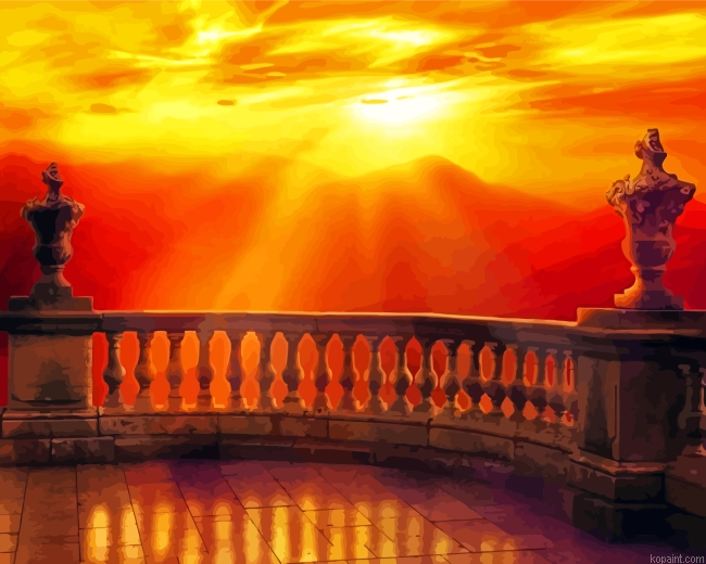Balcony Sunset Painting By Numberss.png