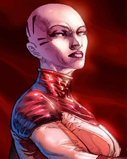 Bald Asajj Ventress Painting By Numberss.png