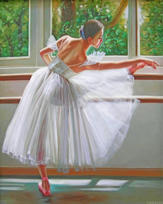 Ballerina Dancer Painting By Numberss.png