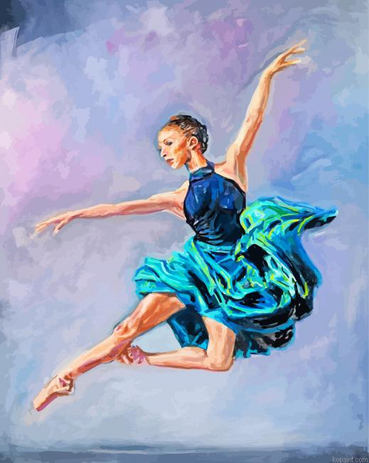Ballet Dancer Art Painting By Numberss.png