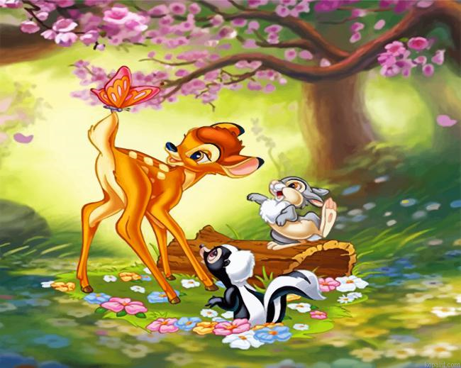 Bambi Disney Painting By Numberss.png