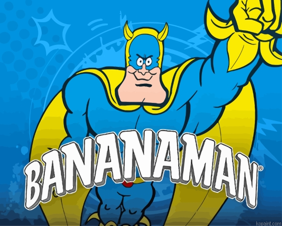 Bananaman Poster Painting By Numberss.png