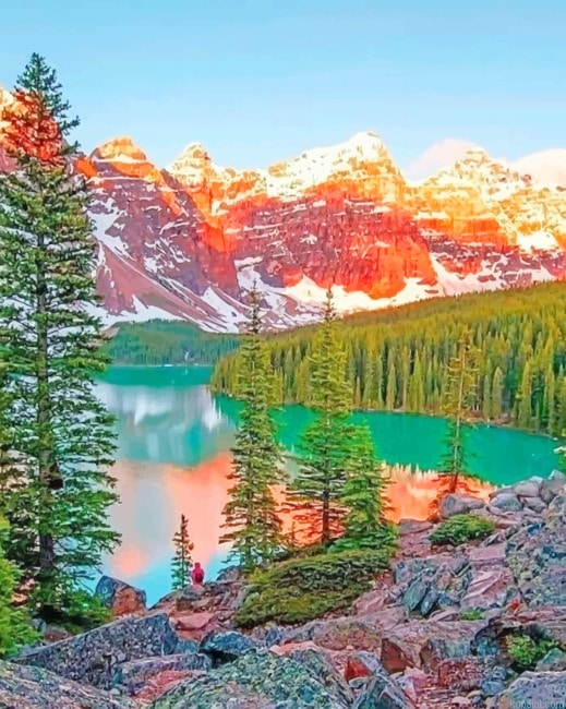 Banff National Park Alberta New Painting By Numberss.png