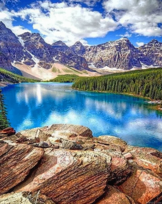 Banff National Park Canada Painting By Numberss.png