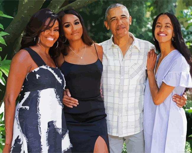 Barack Obama Family Painting By Numberss.png