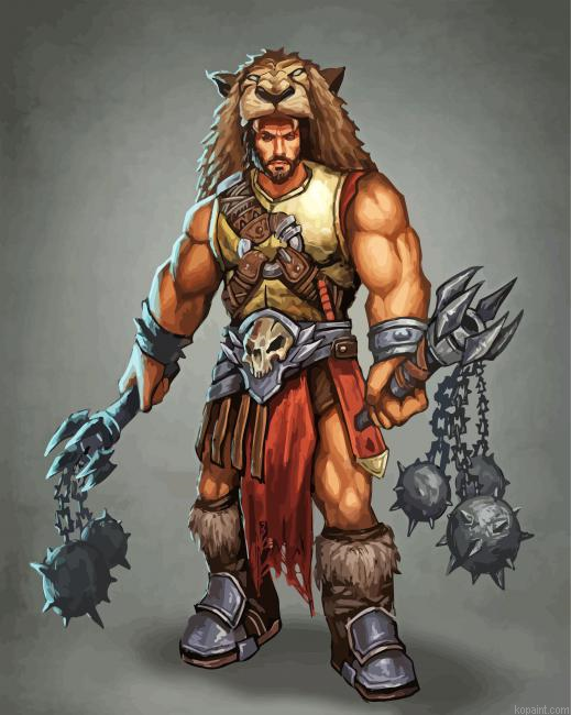 Barbarian Painting By Numberss.png
