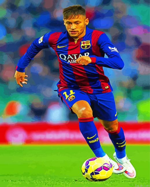 Barcelona Neymar Jr Painting By Numberss.png