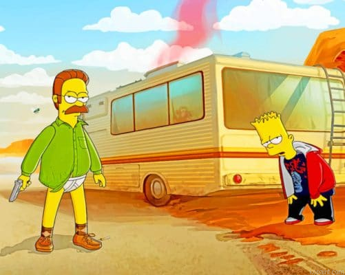Bart And Heisenberg Simpsons Painting By Numberss.png