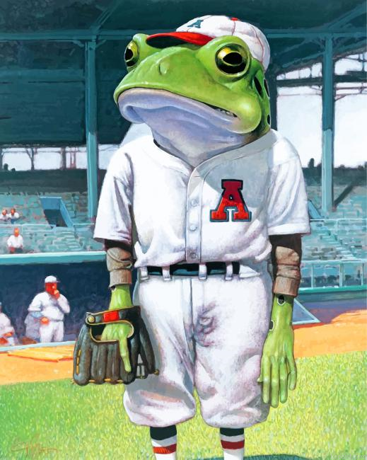 Baseball Frog Painting By Numberss.png