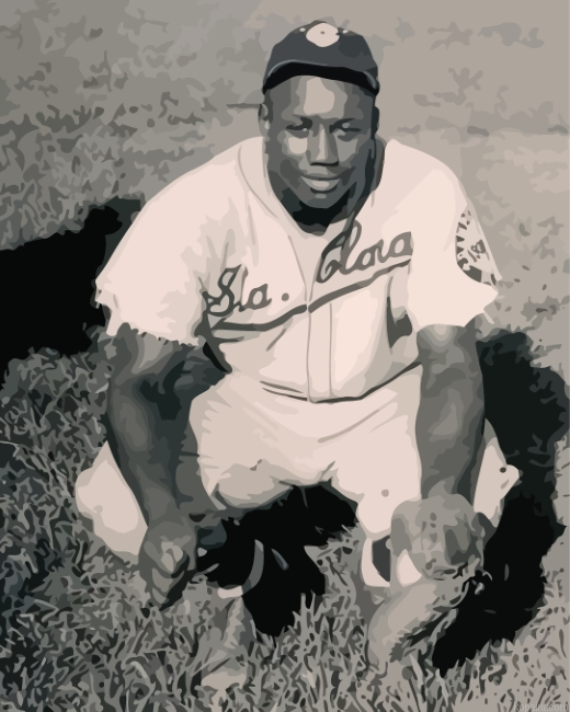 Baseball Player Josh Gibson Painting By Numberss.png