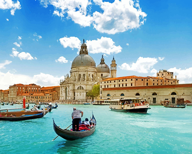 Basilica Di Santa Maria Della Salute Painting By Numberss.png