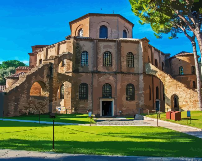Basilica Of San Vitale Painting By Numberss.png