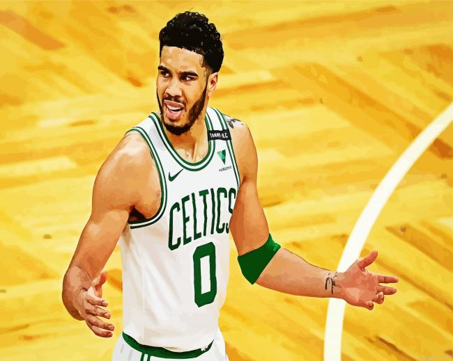 Basketball Player Jayson Tatum Painting By Numberss.png