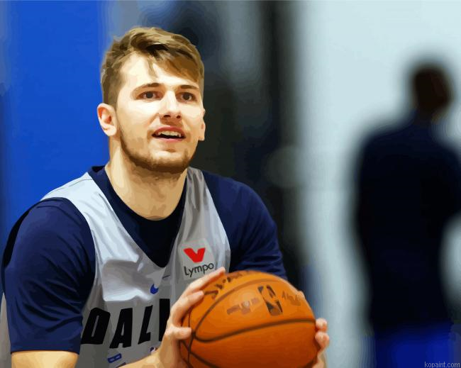 Basketball Player Luka Doncic Paint By Numbers.png