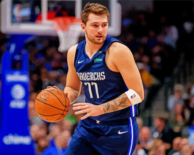 Basketball Player Luka Doncic Sports Painting By Numberss.png