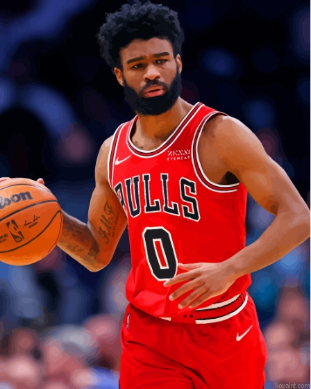 Basketballer Coby White Paint By Numbers