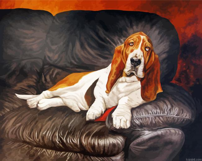Basset Hound Dog Painting By Numberss.png
