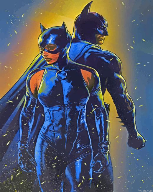 Batman Catwoman Painting By Numberss.png