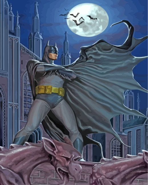 Batman Hero Painting By Numberss.png