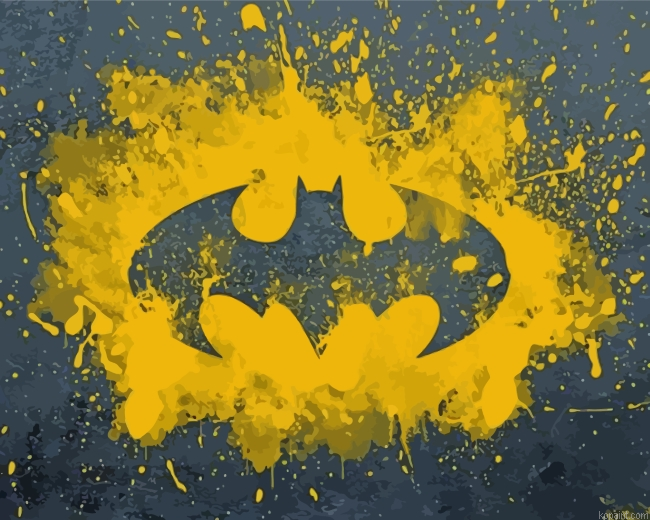 Batman Logo Painting By Numberss.png
