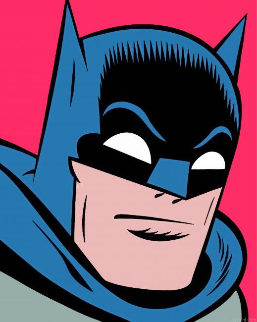 Batman Pop Art Painting By Numberss.png